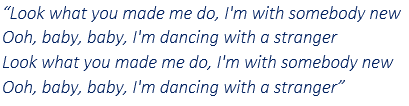 Lyrics of the song "Dancing with a Stranger"