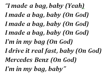 Lyrics of the song "On God"
