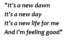 Lyrics of "Feeling Good"