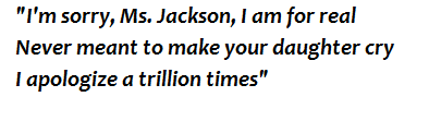 Lyrics of "Ms Jackson"