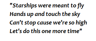 Lyrics of "Starships"