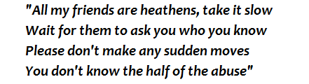 Lyrics of "Heathens