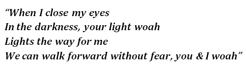 Lyrics of "Lights"