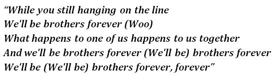 Lyrics of "Brothers"