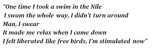 Lyrics of "Nile"