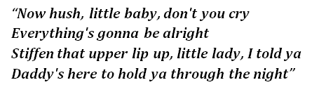 Lyrics of "Mockingbird" 