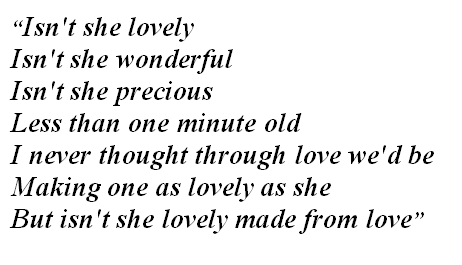 Stevie Wonder - Isn't she lovely - legendas pt - tradução 