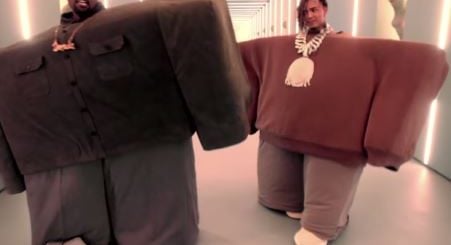 Kanye West and Lil Pump