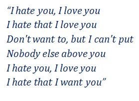 I Hate U I Love U By Gnash Ft Olivia O Brien Song Meanings