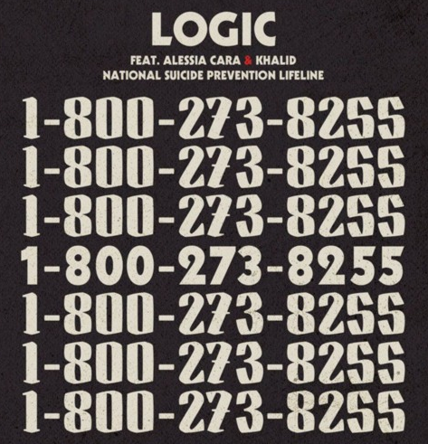 1 800 273 8255 By Logic Ft Alessia Cara Khalid Song