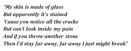 Lyrics of "Stained Glass" 