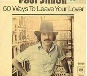 50 Ways to Leave Your Lover