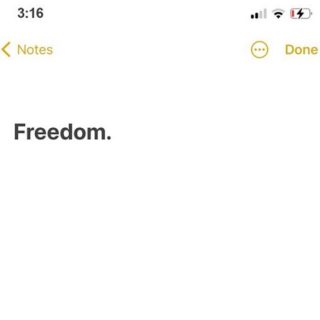 Freedom