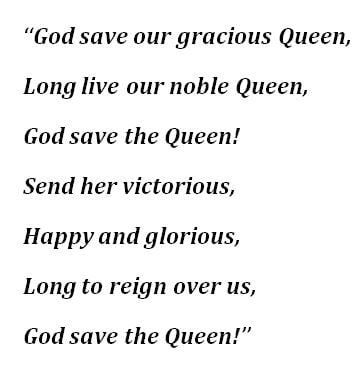 "God Save the Queen"