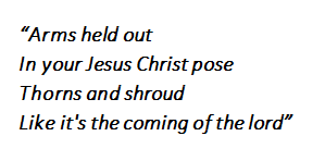 Lyrics of "Jesus Christ Pose"