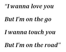 "On The Go" Lyrics