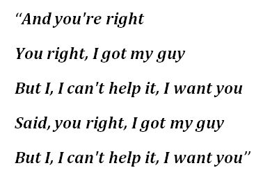 Lyrics to Doja Cat & The Weeknd's  "You Right"