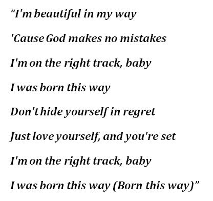 "Born This Way" Lyrics