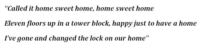 "Home Sweet Home" Lyrics