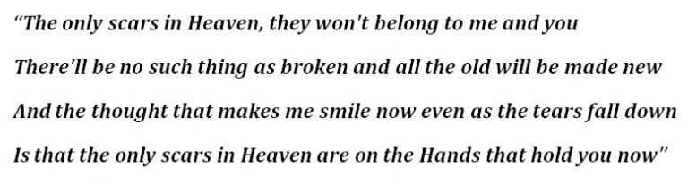 "Scars in Heaven" by Casting Crowns - Song Meanings and Facts