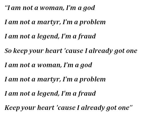 God is a woman 가사