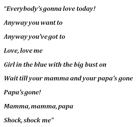 Lyrics of "Love Today" by Mika