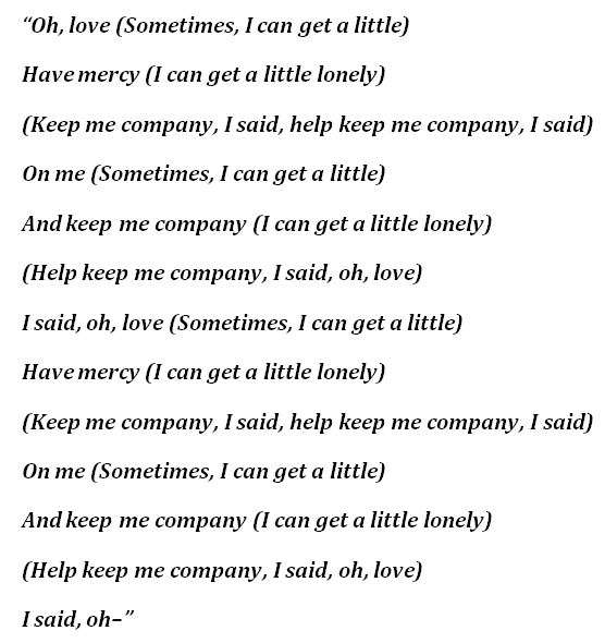 Lyrics to Imagine Dragons' "Lonely"