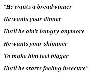 Kacey Musgraves, "breadwinner" Lyrics