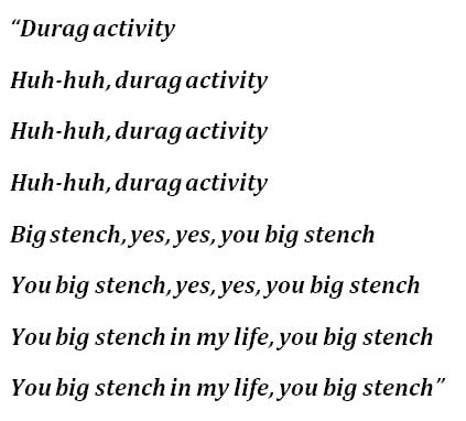 Lyrics to "Durag Activity" by Baby Keem 