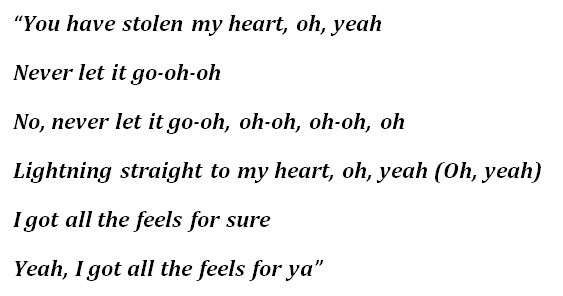 TWICE, "The Feels" Lyrics 