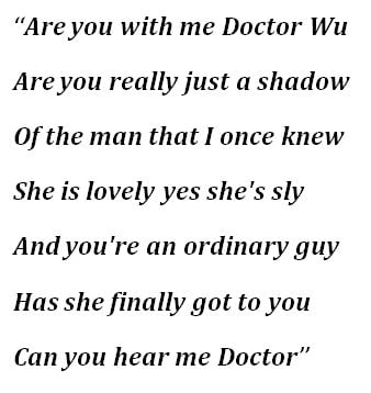 Steely Dan's "Dr Wu" Lyrics