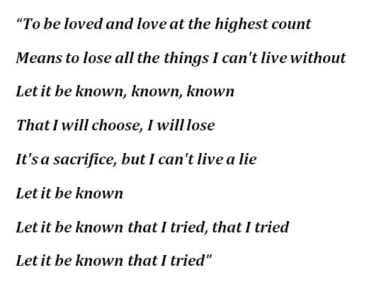 Adele's "To Be Loved" Lyrics