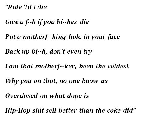Lyrics to Dr. Dre's "Gospel"
