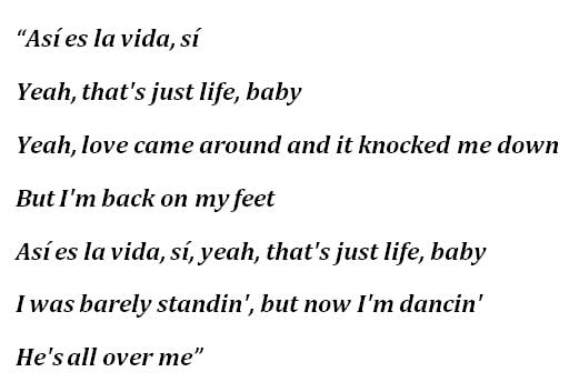 Lyrics to Camila Cabello's "Bam Bam"