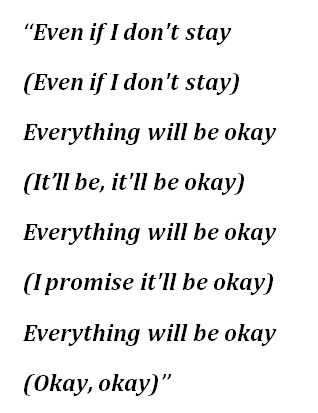 G-Eazy's "Everything Will Be Ok" Lyrics