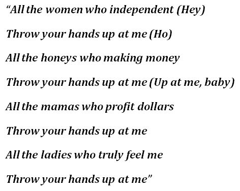 Destiny's Child, "Independent Women, Pt. 1" Lyrics