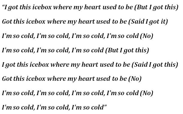 Lyrics of Omarion's "Ice Box" 