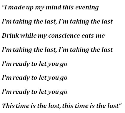 Machine Gun Kelly & Bring Me The Horizon, "Maybe" Lyrics
