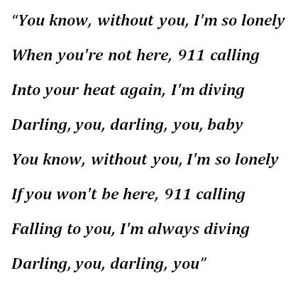 Lyrics to Seventeen's "Darl+ing"