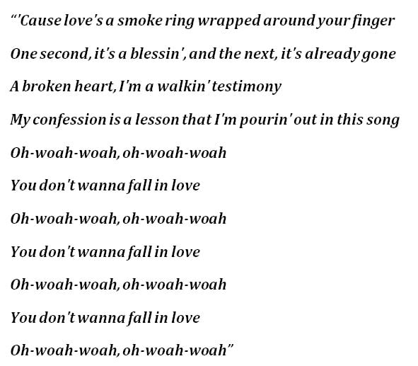 Bailey Zimmerman, "Fall In Love" Lyrics