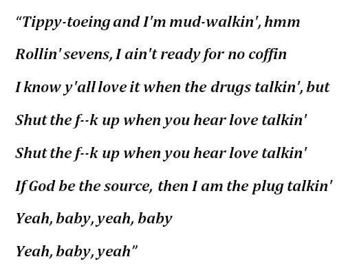 Lyrics to Kendrick Lamar's "Purple Hearts" 