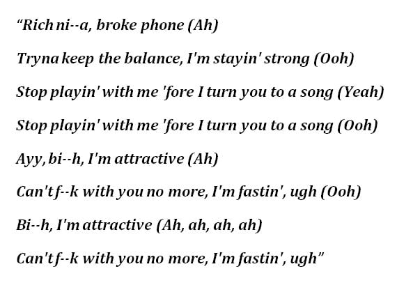 Kendrick Lamar's "Rich Spirit" Lyrics