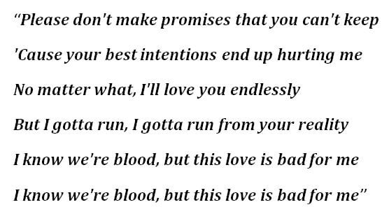 Meghan Trainor, "Bad For Me" Lyrics