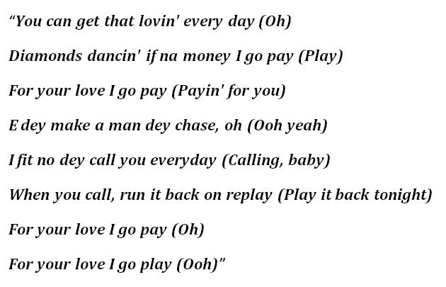 Chris Brown, "Call Me Every Day" Lyrics