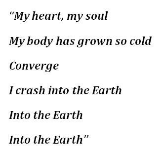Lorna Shore, "Into the Earth" Lyrics