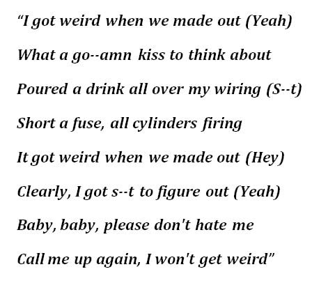 Lyrics to Dodie's "Got Weird"