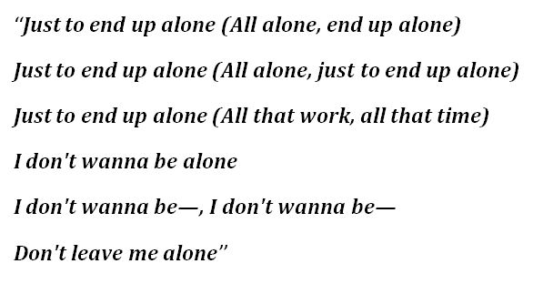 Lyrics to Rod Wave's "Alone"