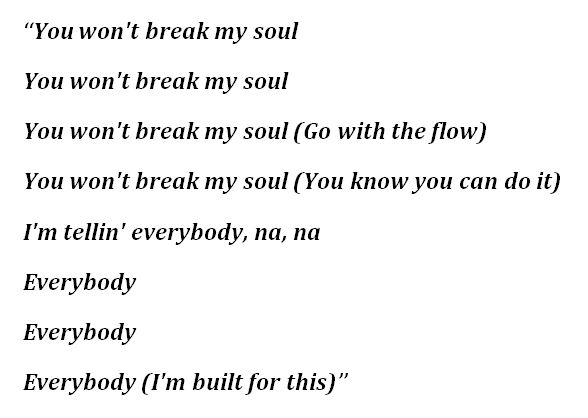 "BREAK MY SOUL (THE QUEENS REMIX)" Lyrics