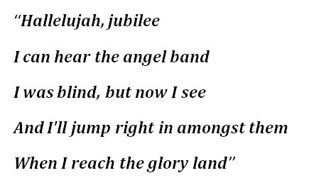 Lyrics to Tyler Childers' "Angel Band"