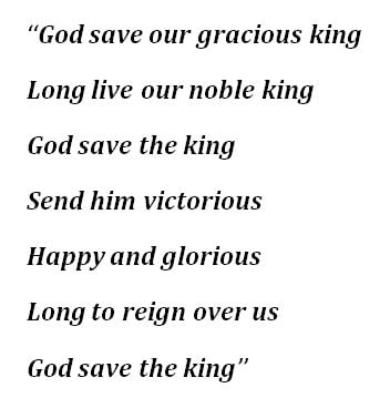 John Wesley Harding, "God Save The King" Lyrics